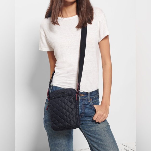 MZ Wallace Handbags - MZ Wallace Black Metro Crossbody Bag